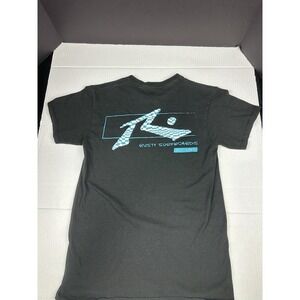 Rusty Surfboards Shirt Mens Small Black Graphic Tee T-Shirt Logo Surf